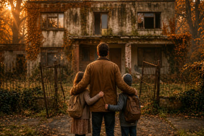 Llevé a mis hijos a una casa abandonada para sobrevivir cuando no teníamos nada más…