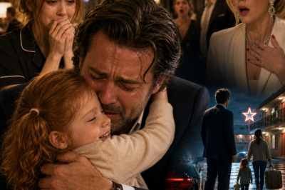 Billionaire hotel tycoon freezes as little girl screams “Dad!” in luxury lobby, a buried 20-year secret explodes instantly
