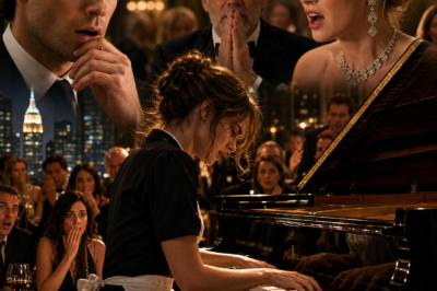 Billionaire humiliates waitress by forcing her to play piano but minutes later the entire elite room is left speechless