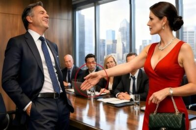 “No le doy la mano a cualquiera”, dijo el director ejecutivo riendo… hasta que descubrió quién era ella.