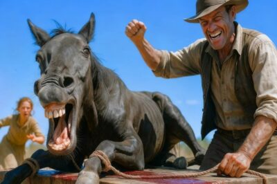 CABALLO ABANDONADO IBA A SER SACRIFICADO, PERO UNA CHICA GRITÓ ¡SUÉLTENLO! LO QUE PASÓ…
