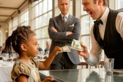 El Mesero Rompió El Dinero De La Niña Pobre… El Dueño Lo Vio Todo E Hizo Algo Que Nadie Esperaba