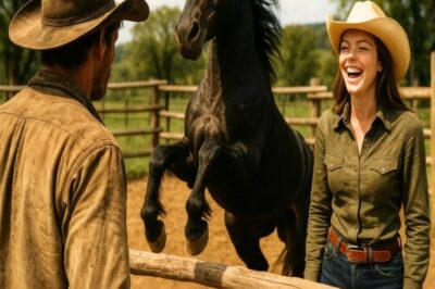 “SI LOGRAS DOMAR ESE CABALLO, ME CASO CONTIGO”… ELLA SE RIÓ, PERO ÉL HIZO LO IMPENSABLE
