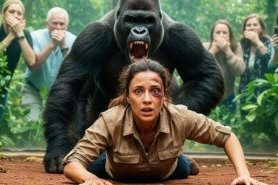 Gorila africano arrastra a cuidadora en zoológico… ¡Su reacción te sorprenderá!