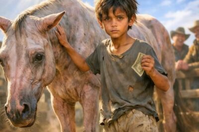 NIÑO DE LA CALLE COMPRÓ UN CABALLO SIN PELO “DEFECTUOSO” POR 1 DÓLAR, Y LO QUE SUCEDIÓ…