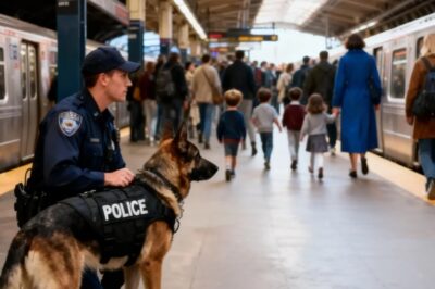 Niña hizo una señal secreta al perro policía — Lo que pasó después sorprendió a todos