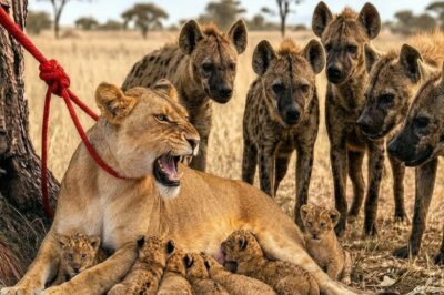 Alguien ató a una leona y a sus cachorros — No creerás quién los salvó