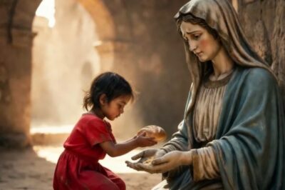 En México, una niña mendiga ofreció pan a la Virgen… y ocurrió lo impensable.