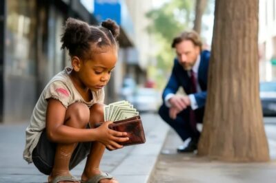 Un Millonario Dejó Caer Su Cartera A Propósito… Una Niña Pobre La Tomó E Hizo Lo Impensable