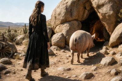 La viuda siguió al cerdo hasta una puerta en la roca — lo que halló lo cambió todo
