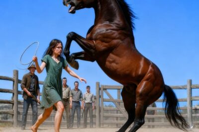 EL CABALLO INDOMABLE IBA A SER SACRIFICADO… PERO UNA PERSONA SE CRUZÓ EN SU CAMINO