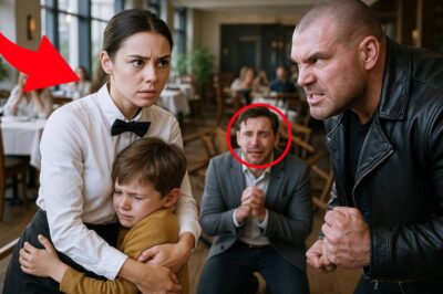 Waitress Protects a Child From a Stranger — The Billionaire Dad Falls to His Knees