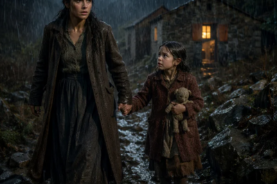 Huyó con su pequeña hija hacia las montañas durante la noche más fría del invierno, escapando de un pasado…