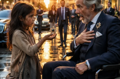 “Señor, mi mamá tiene un broche igual al suyo”, dijo la pequeña niña de la calle mientras miraba fijamente…