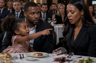 La pequeña hija de un padre soltero afroamericano miró a la fría CEO durante la cena y, sin dudarlo, la llamó “mamá”…