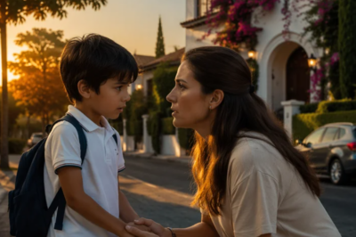 “Mamá… si ahora regresamos a casa, iremos al cielo”, me dijo mi hijo al recogerlo de la escuela,…