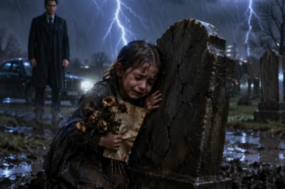 Cada semana, una pequeña niña visitaba silenciosamente la misma tumba llevando flores marchitas y una carta escondida…
